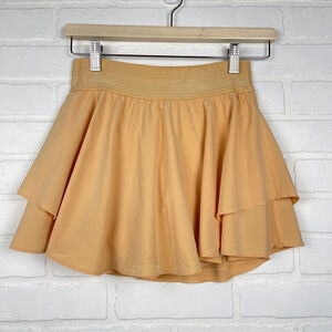Lululemon Court Rival High-Rise Skirt skort size 4 orange tennis workout gym run